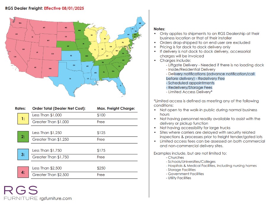 Cover of RGS Dealer Freight August 2025